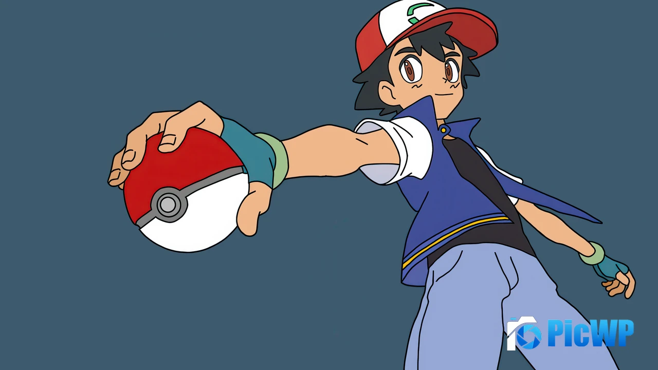 Ash Ketchum Pokeball 4K PC Wallpaper