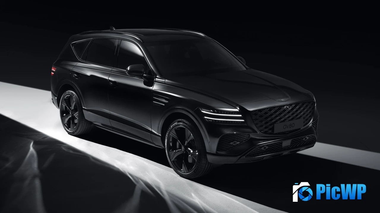 Genesis GV80 AWD Black 2025 4K PC Wallpaper