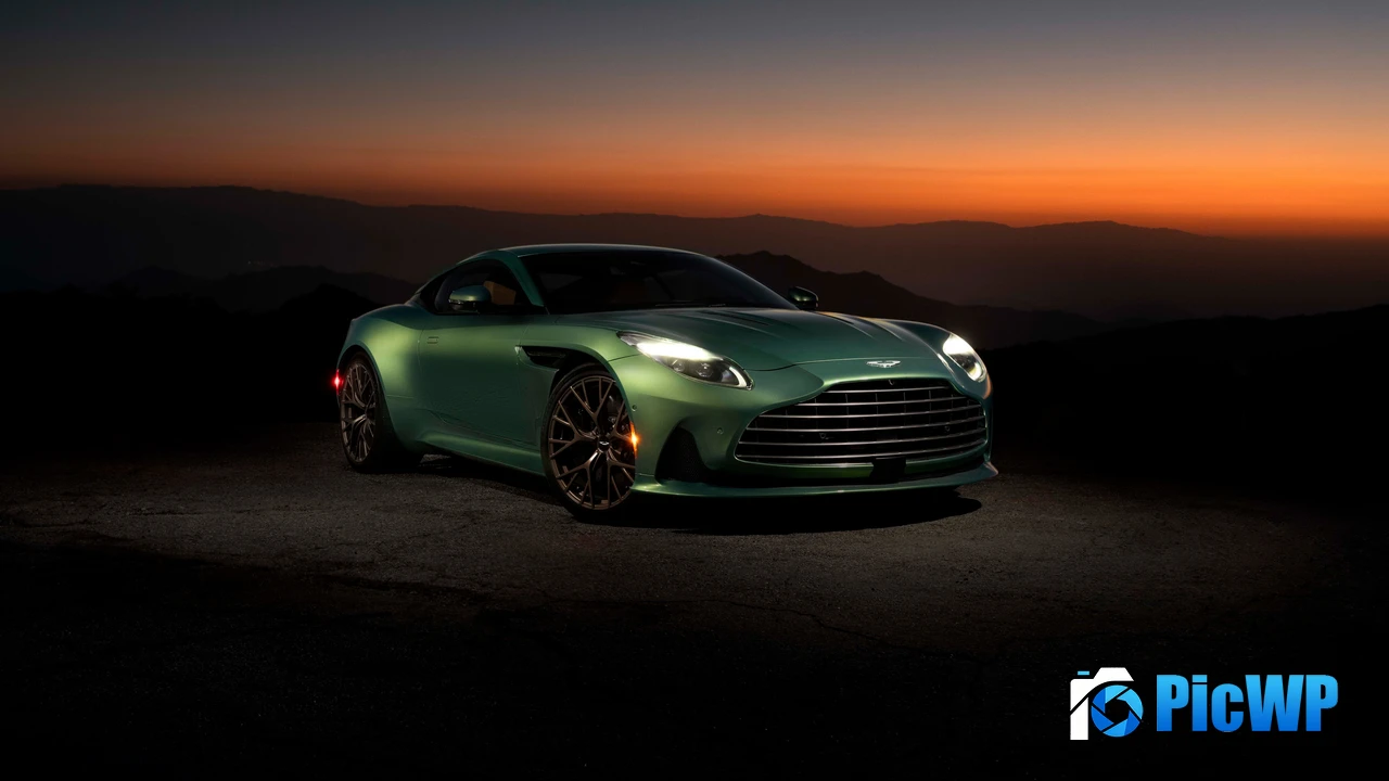 Aston Martin DB12 Sunset 4K PC Wallpaper