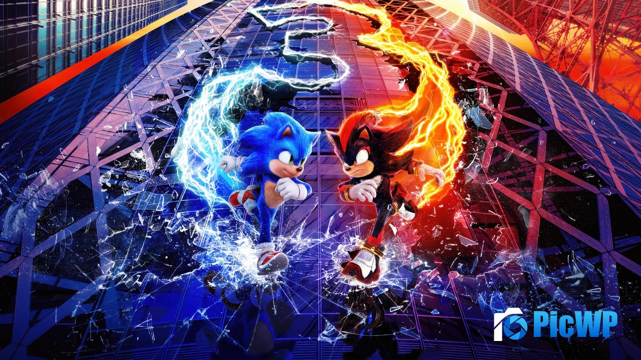 Sonic the Hedgehog 3 Dope 4K PC Wallpaper