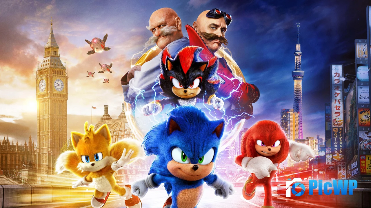 Sonic the Hedgehog 3 Ultrawide 4K PC Wallpaper