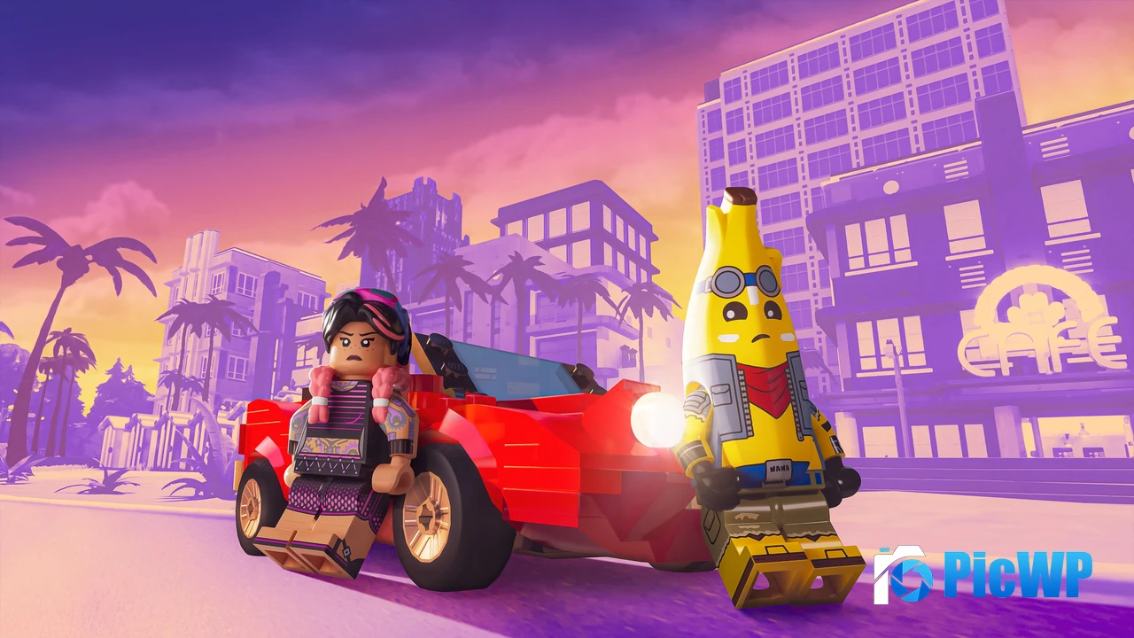 LEGO Fortnite GTA 6 4K PC Wallpaper
