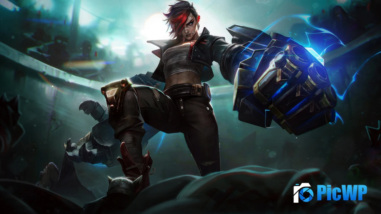 Arcane Vi League of Legends 4K PC Wallpaper
