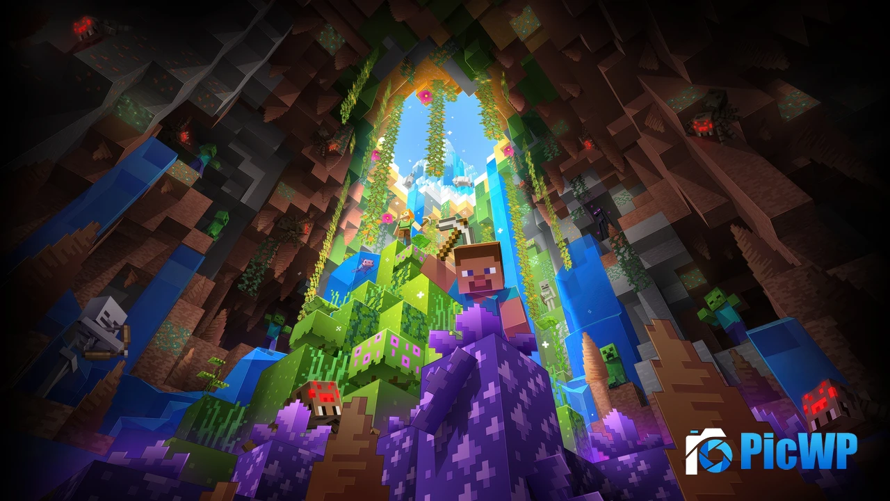 Minecraft: Bedrock Edition Game Art 4K PC Wallpaper
