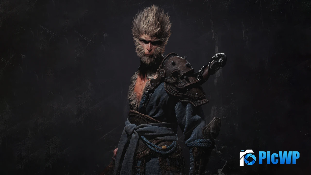 Black Myth: Wukong Dark background 4K PC Wallpaper