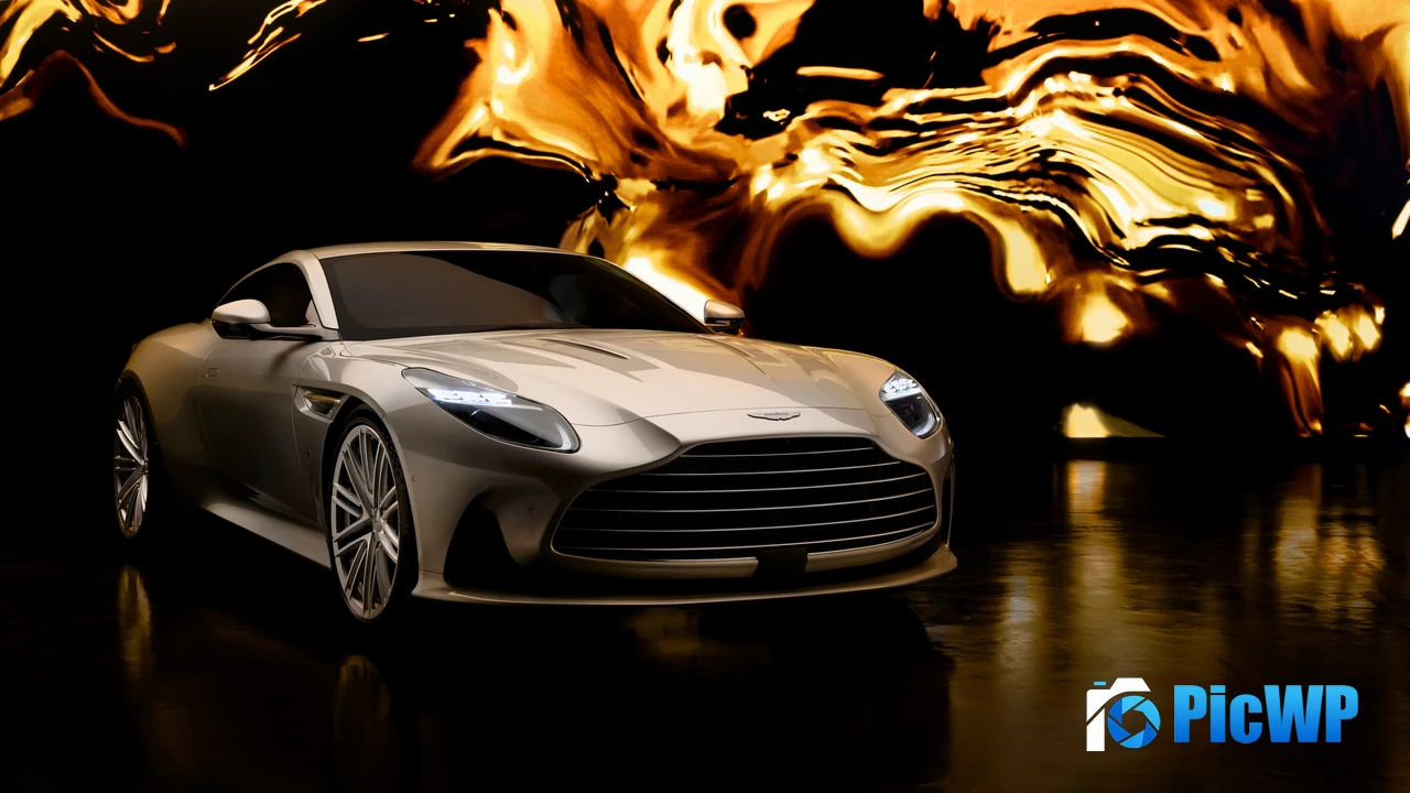 Aston Martin DB12 Goldfinger Edition 4K PC Wallpaper