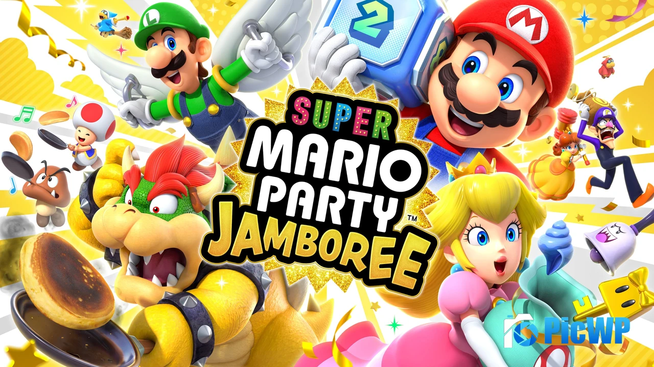 Super Mario Party Jamboree 2024 Games 4K PC Wallpaper