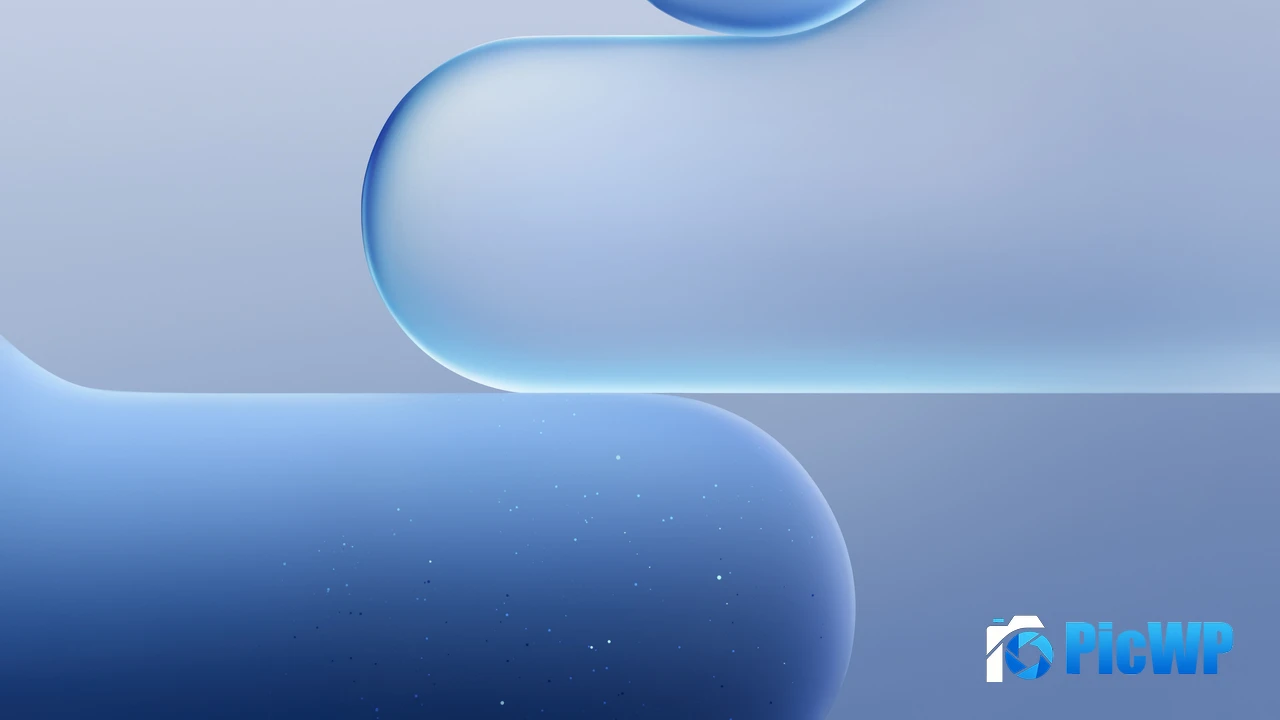 Blue abstract Smooth 4K PC Wallpaper