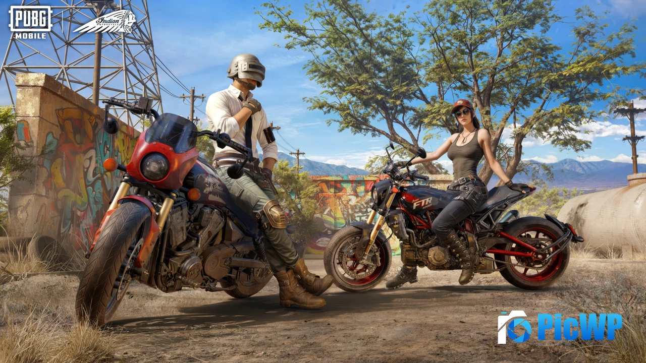PUBG MOBILE x Indian Motorcycle 4K PC Wallpaper