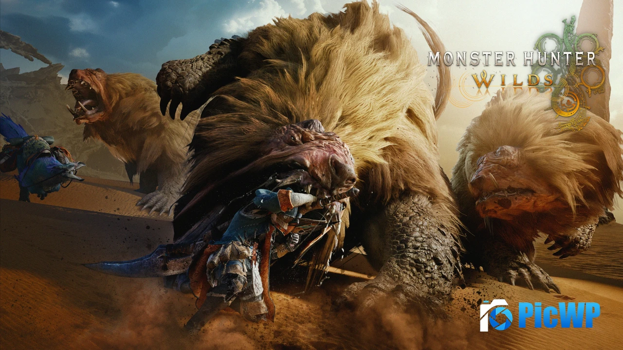 Monster Hunter Wilds Action 4K PC Wallpaper