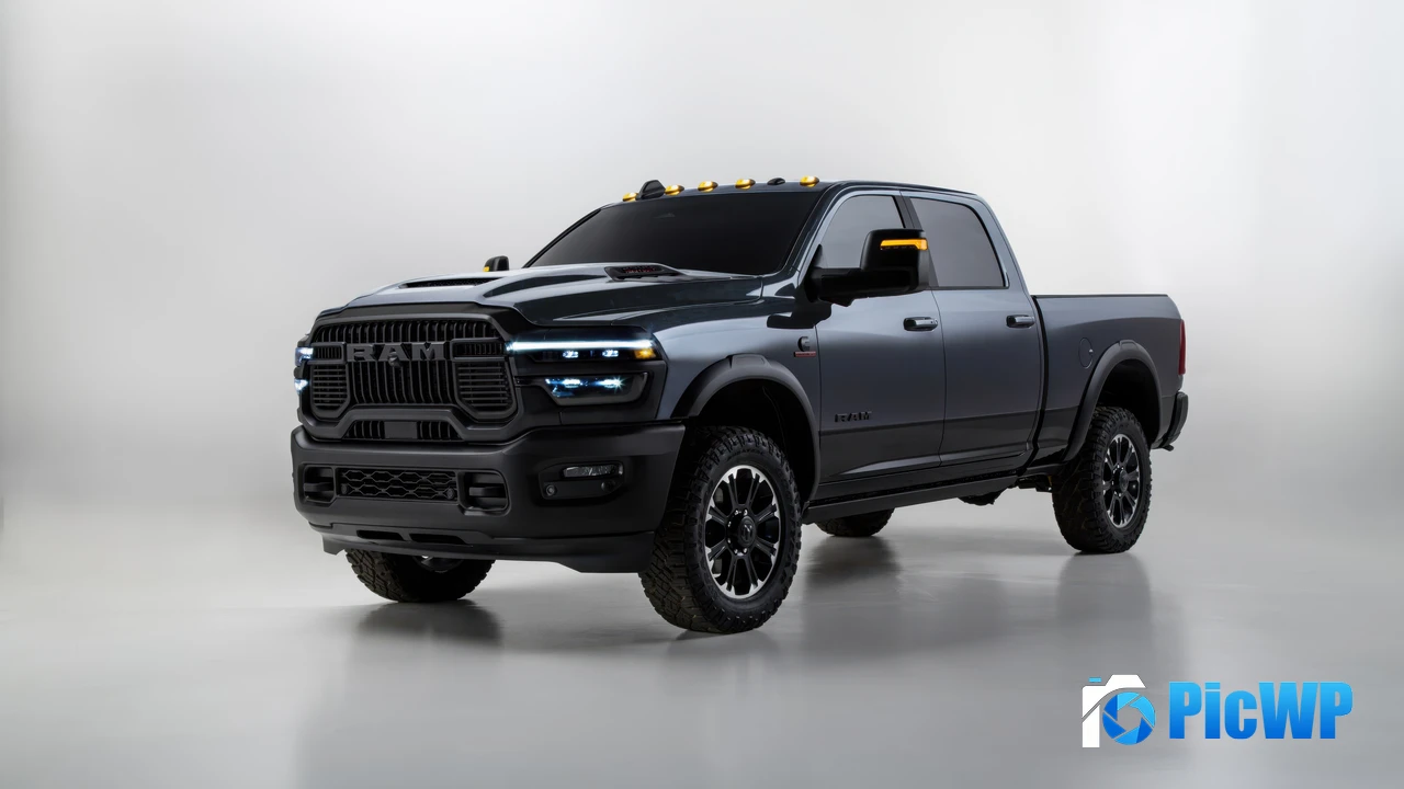 Ram 2500 Power Wagon Rebel Crew Cab 2025 4K PC Wallpaper