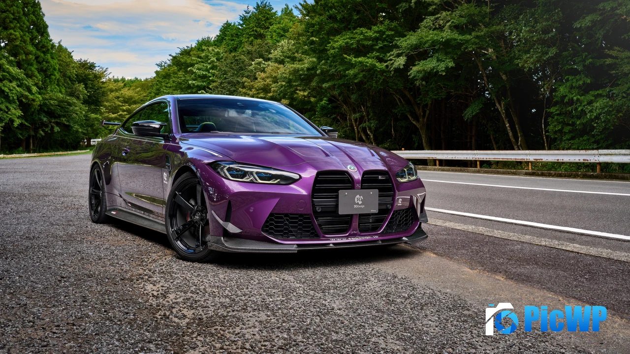 3D Design BMW M4 Competition 2024 4K PC Wallpaper