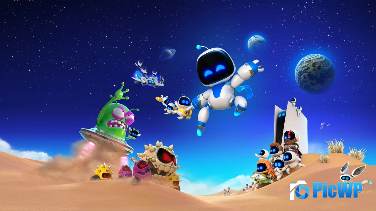 Astro Bot PlayStation 5 4K PC Wallpaper