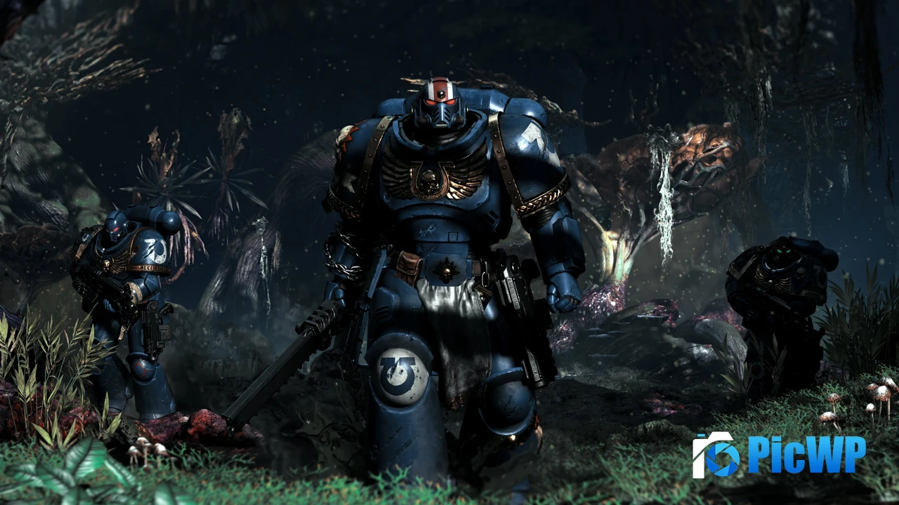Warhammer 40K Space Marine 2 Ultramarines 4K PC Wallpaper