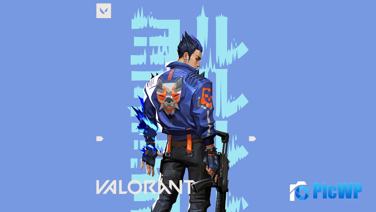 Yoru Blue background 4K PC Wallpaper