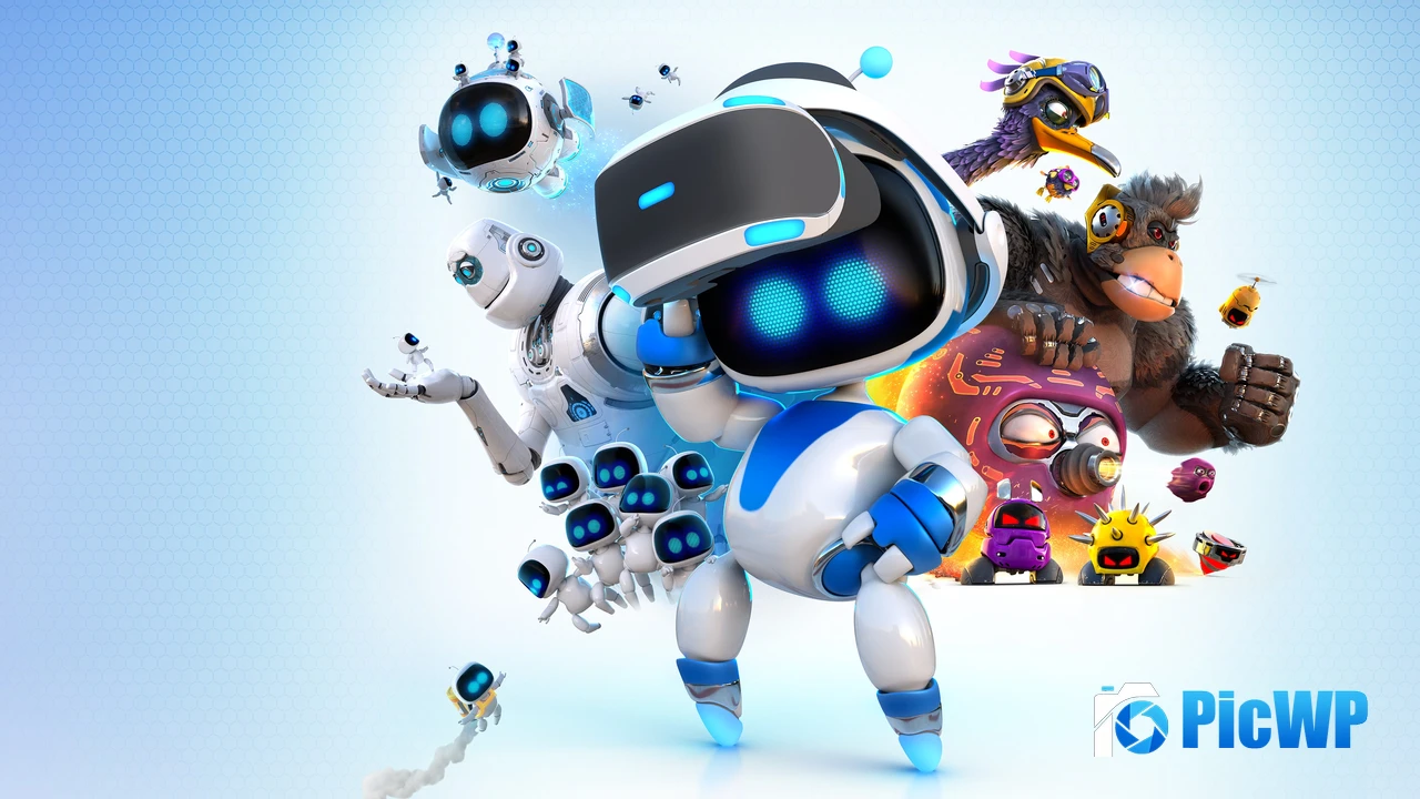 Astro Bot Game poster 4K PC Wallpaper