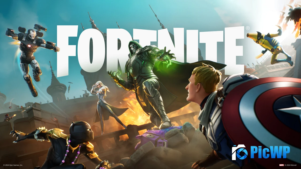 Fortnite Marvel Superheroes 4K PC Wallpaper