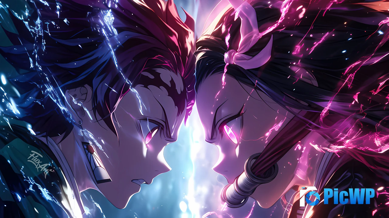 Tanjiro Kamado vs Nezuko Kamado 4K PC Wallpaper
