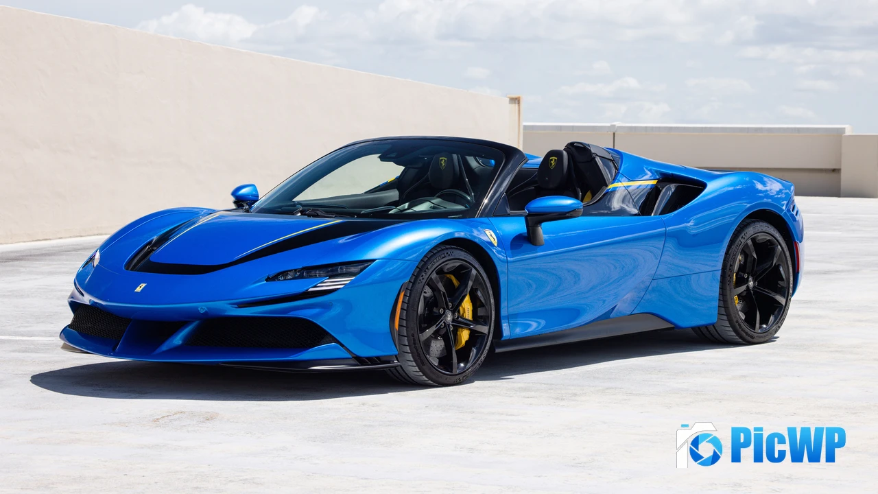 Ferrari SF90 Spider Sports car 4K PC Wallpaper