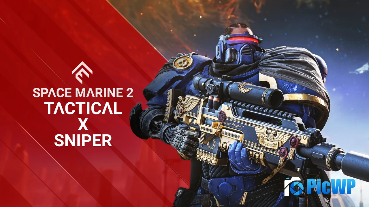 Warhammer 40K Space Marine 2 Sniper 4K PC Wallpaper