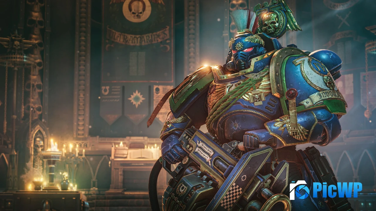 Ultramarines Armor 4K PC Wallpaper