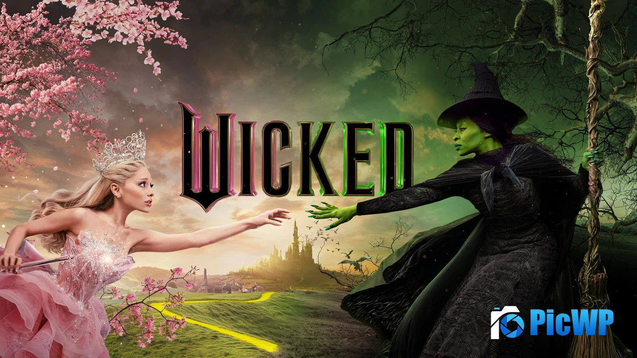 Wicked Movie poster 4K PC Wallpaper