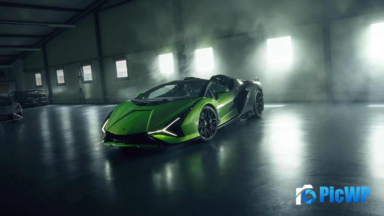 Lamborghini Sián Roadster Ultima 4K PC Wallpaper