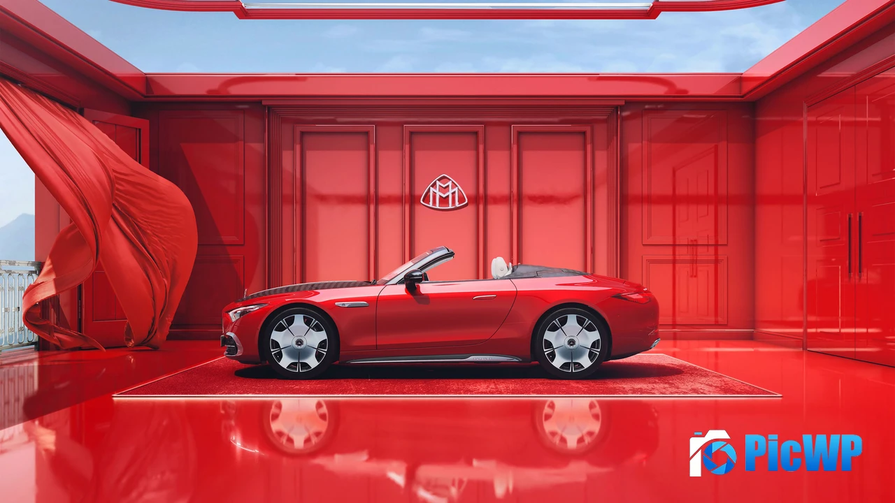 Mercedes-Maybach SL 680 Monogram Series 2024 4K PC Wallpaper
