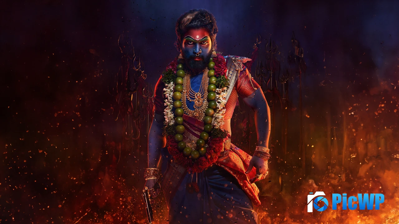 Pushpa 2: The Rule Allu Arjun 4K PC Wallpaper