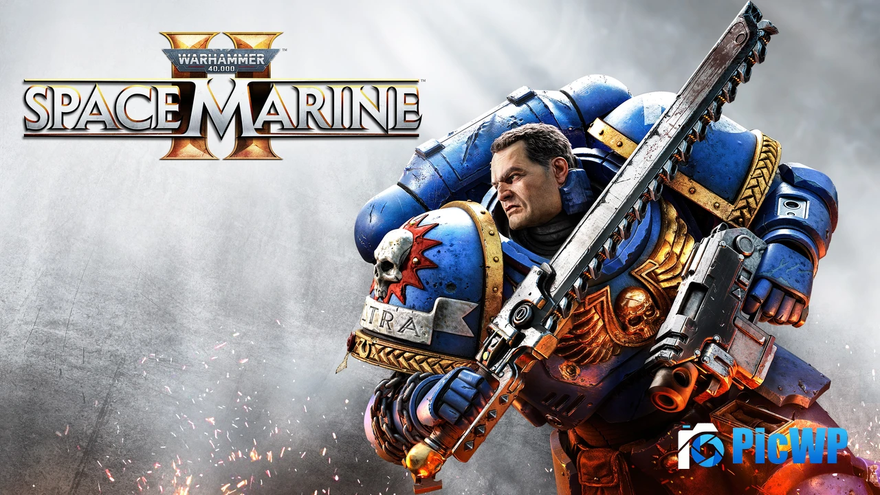 Warhammer 40K Space Marine 2 Key Art 4K PC Wallpaper