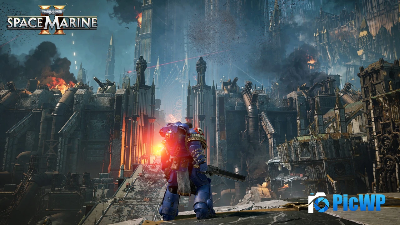 Titus Warhammer 40K Space Marine 2 4K PC Wallpaper