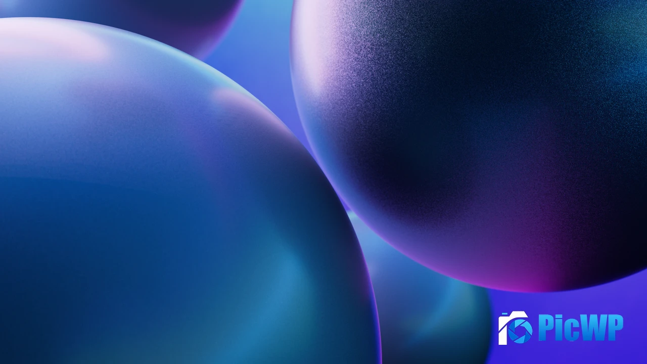 Sphere Balls 3D background 4K PC Wallpaper