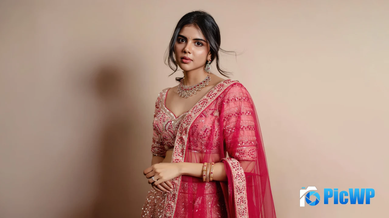Kalyani Priyadarshan Traditional 4K PC Wallpaper