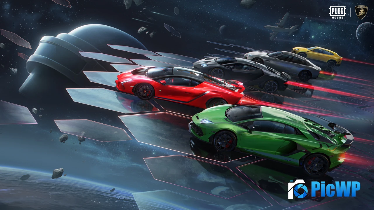 PUBG MOBILE Lamborghini 4K PC Wallpaper