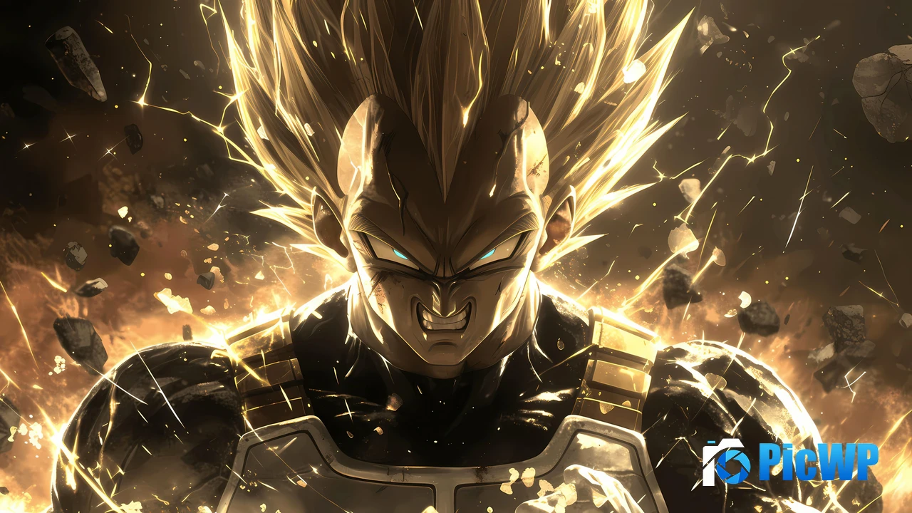 Angry Vegeta 4K PC Wallpaper