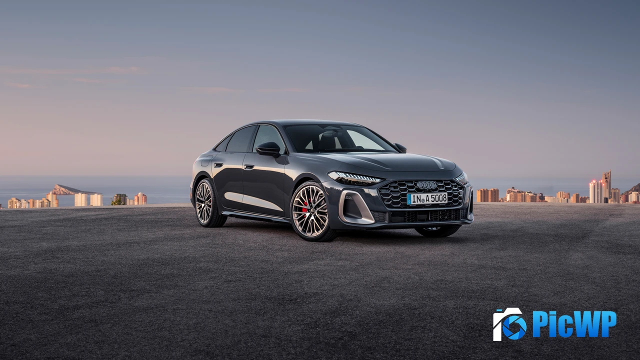 Audi A5 TFSI quattro S line 2024 4K PC Wallpaper