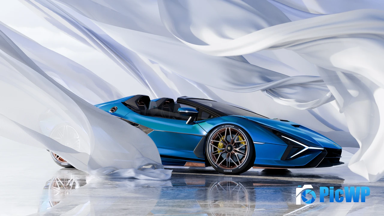Lamborghini Sián Roadster Super Sports Cars 4K PC Wallpaper