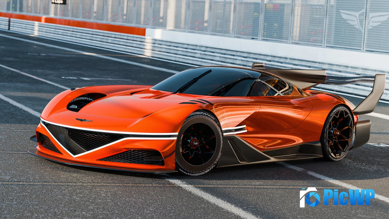 Genesis X Gran Racer VGT Concept 2024 4K PC Wallpaper