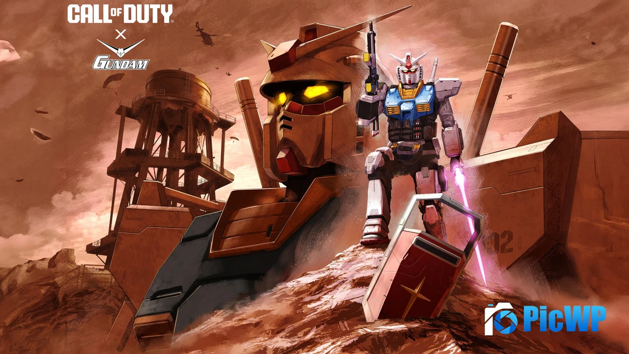Gundam Call of Duty 4K PC Wallpaper