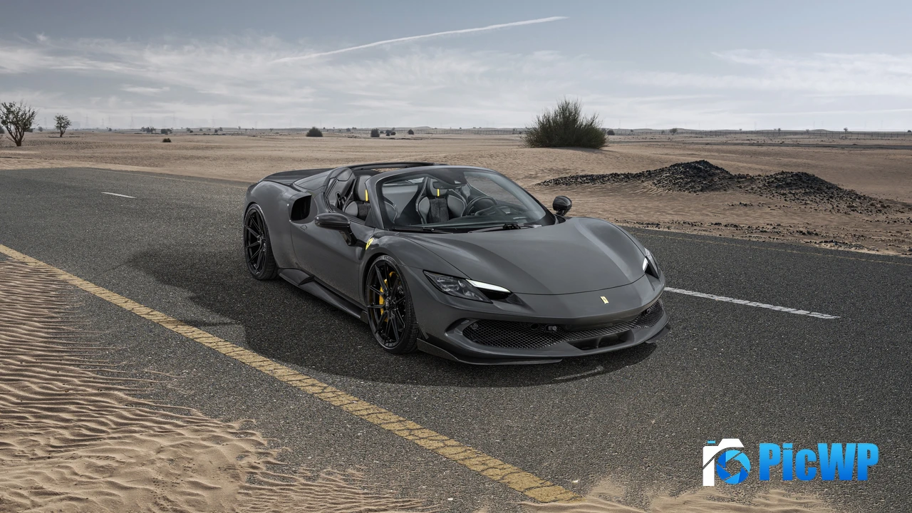 Novitec Ferrari 296 GTS Aero 2024 4K PC Wallpaper