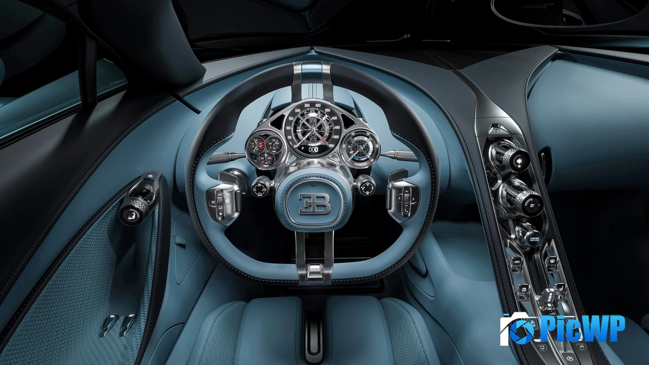 Bugatti Tourbillon Cockpit 4K PC Wallpaper
