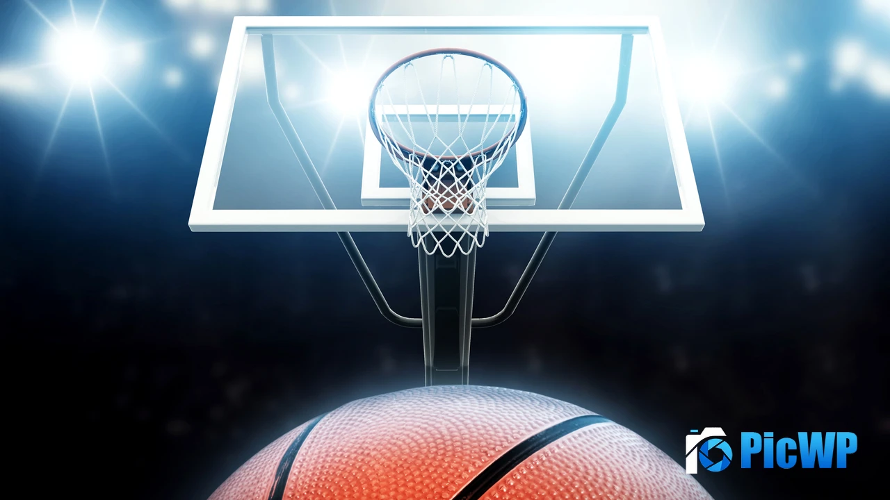 Basketball backboard Lighting 4K PC Wallpaper
