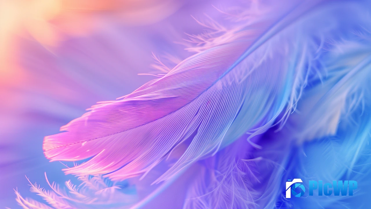 Aesthetic Feathers 4K PC Wallpaper