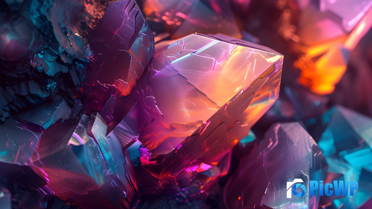 Gemstone Crystals 4K PC Wallpaper