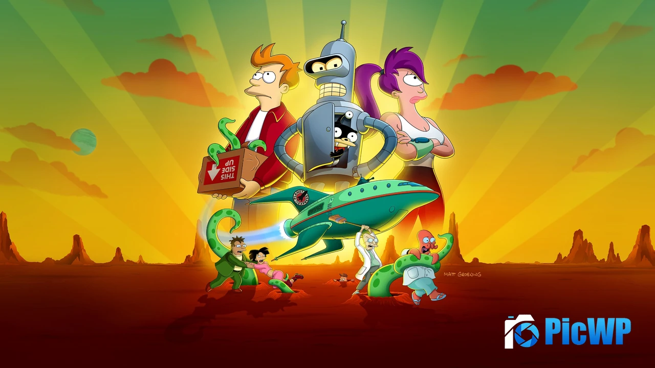 Futurama Animated series 4K PC Wallpaper