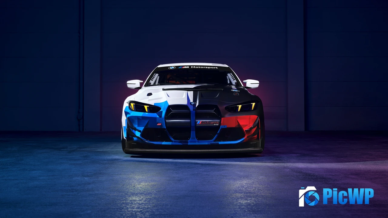 BMW M4 GT4 EVO 2024 4K PC Wallpaper