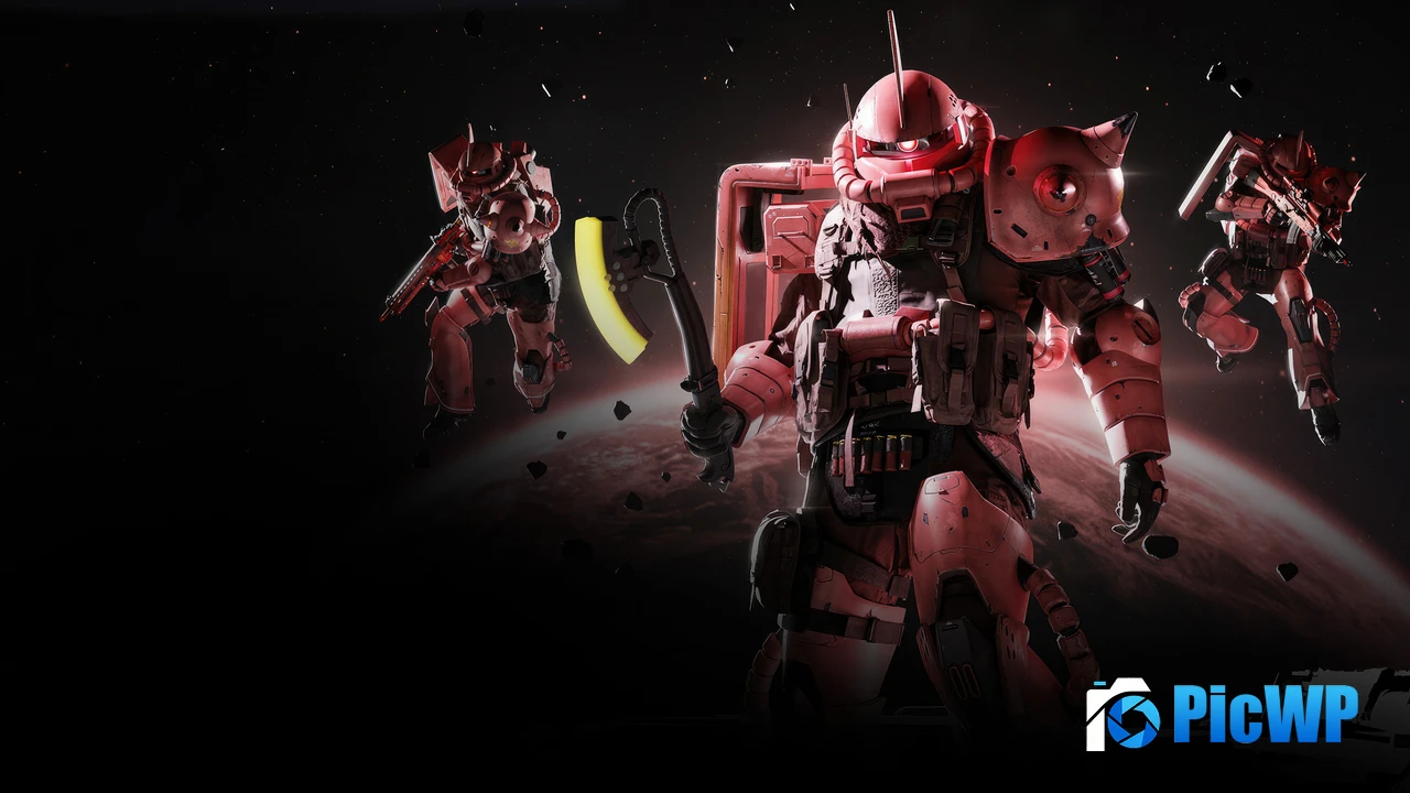 Mobile Suit MS-06S Zaku II in Warzone & MW3 4K PC Wallpaper