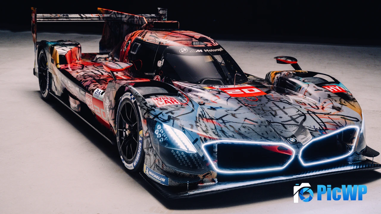 BMW M Hybrid V8 Art Car 4K PC Wallpaper