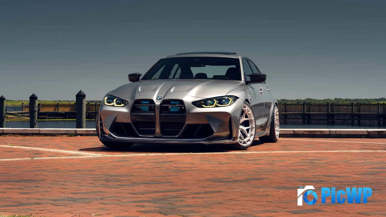 BMW M3 Grey 4K PC Wallpaper