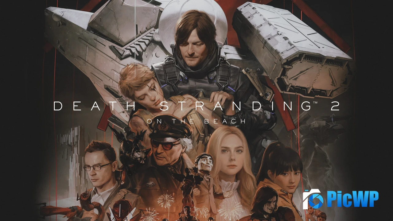 Death Stranding 2: On the Beach Key Art 4K PC Wallpaper